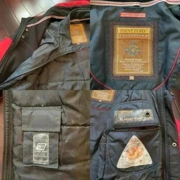 Point Zero 3in1 Winter Jacket Insulated Ski Snowboard Coat Red Size Small - Picture 13 of 15